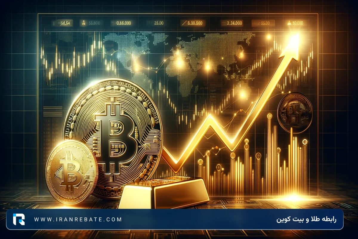 رابطه طلا و بیت کوین